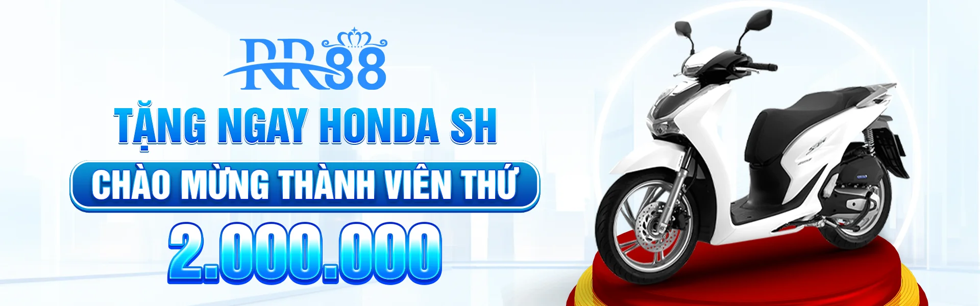 banner rr88 tặng honda sh